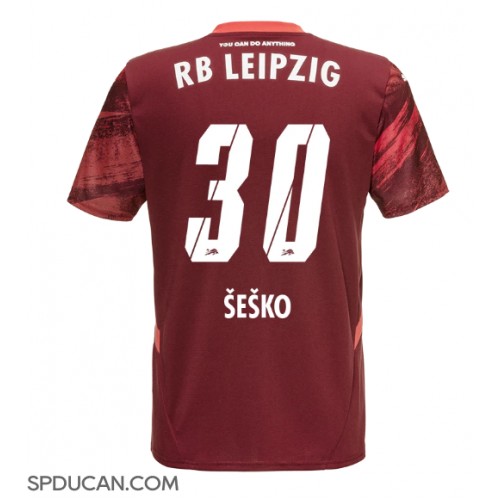 Muški Nogometni Dres RB Leipzig Benjamin Sesko #30 Gostujuci 2024-25 Kratak Rukav